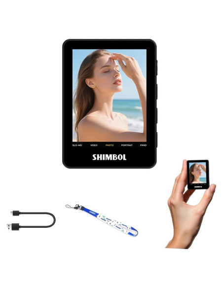 Monitor Selfie Inalámbrico Shimbol CP5 Mini 2 HD 2.4" Negro Monitor Selfie Inalámbrico Shimbol CP5 Mini 2 HD 2.4" Negro