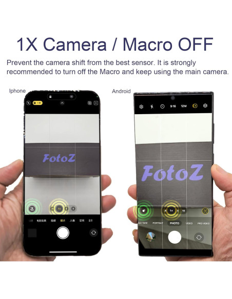 Kit de Lentes FotoZ Pro con Luz LED Recargable para Smartphone Kit de Lentes FotoZ Pro con Luz LED Recargable para Smartphone