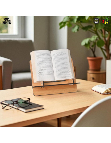 Soporte de Libro de Madera Gift Kya De Ajustable Ergonómico