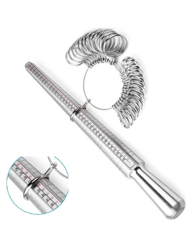 Juego de Herramientas para Medir Tallas de Anillos Sociplentycom