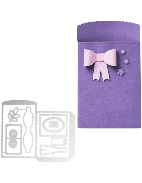 Mini Troquel de Corte Surakey para Sobres 11.6x9.8cm Mini Troquel de Corte Surakey para Sobres 11.6x9.8cm