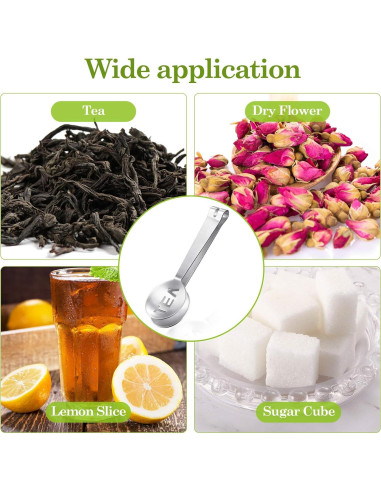 Pinzas Exprimidoras de Té Patelai - Acero Inoxidable (4 Piezas)