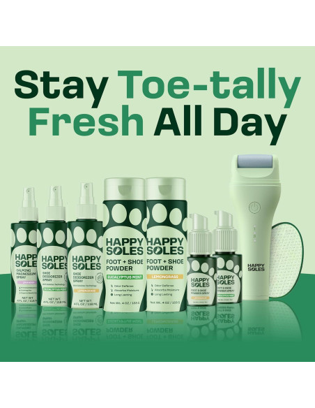 Polvo para pies Happy Soles Menta de Eucalipto 113g Polvo para pies Happy Soles Menta de Eucalipto 113g