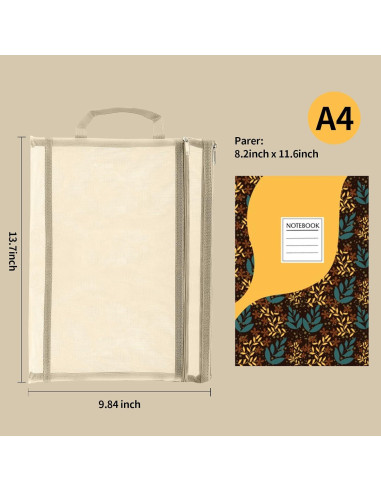 Paquete de 10 Bolsas de Almacenamiento TrueLux A4 Nylon