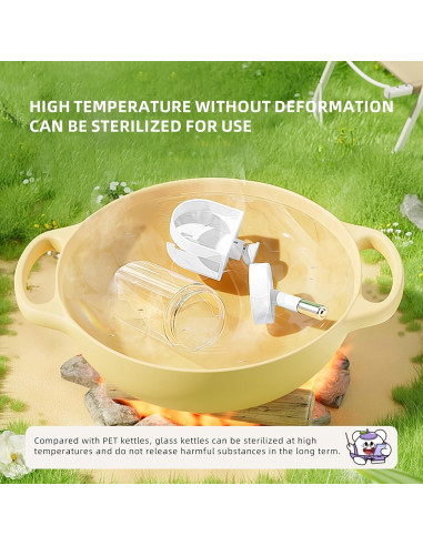 Botella de Agua para Hámster Marchul 120 ml Ajustable Antigoteo