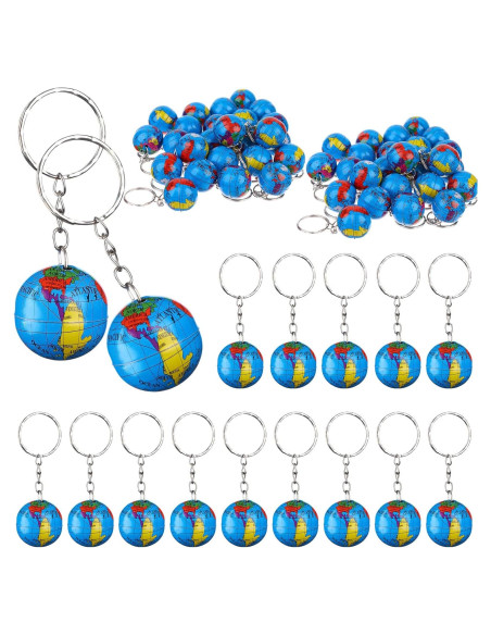 Llaveros Globo Tierra 1" Metal Colorido - 100 Unidades Llaveros Globo Tierra 1" Metal Colorido - 100 Unidades