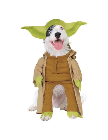 Disfraz para Mascotas Rubie's Star Wars Yoda Pequeño Multicolor
