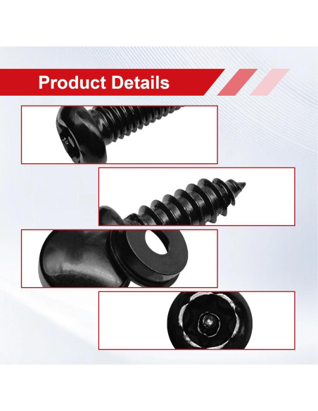 Kits de Tornillos de Seguridad Antirrobo Icyhaws M6 Acero Inoxidable Kits de Tornillos de Seguridad Antirrobo Icyhaws M6 Acero Inoxidable