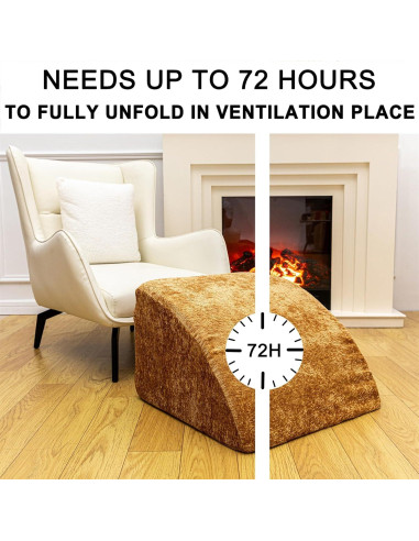 Reposapiés Ergonómico AbunHeri Ottoman 50.8x50.8x30.5 cm