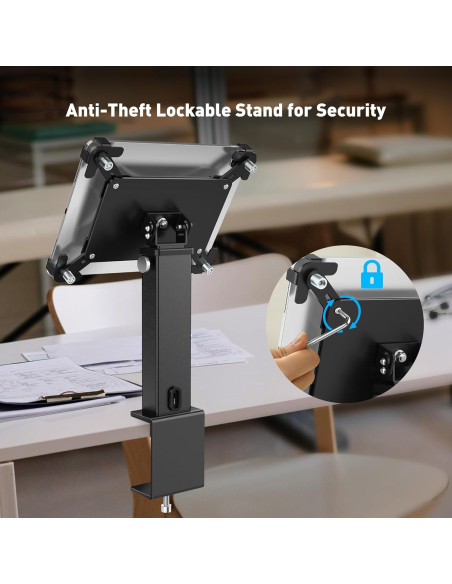 Soporte de Mesa Ajustable AboveTEK para iPad 9.7"-13" Soporte de Mesa Ajustable AboveTEK para iPad 9.7"-13"