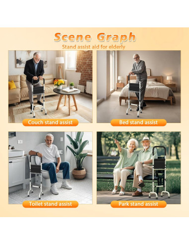 Asistente de Elevación para Ancianos Kwikone Ajustable 76-81cm