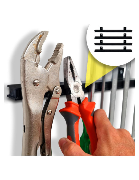 Soportes Magnéticos para Herramientas HMmagnets 12" (30.48 cm) - Paquete de 4 Soportes Magnéticos para Herramientas HMmagnets 12" (30.48 cm) - Paquete de 4