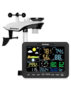 Estación Meteorológica Sainlogic SA68 con Pluviómetro y Pantalla Grande