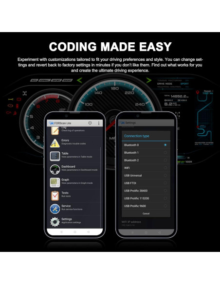 Adaptador OBD2 Bluetooth vLinker MS - Diagnóstico iOS/Android Adaptador OBD2 Bluetooth vLinker MS - Diagnóstico iOS/Android