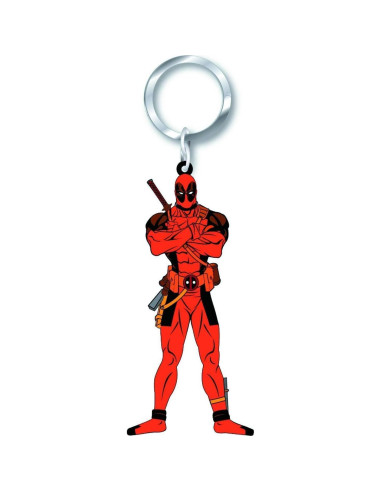 Muñeco de Llave PVC Deadpool Marvel 4.45x0.64x9.53 cm