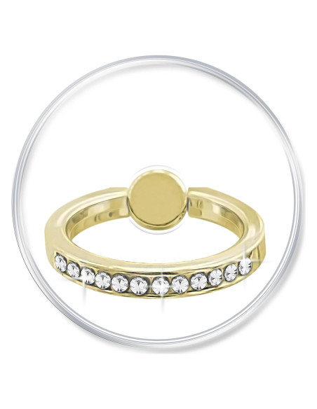 Soporte de teléfono anillo TACOMEGE cristal 3.81 cm para iPhone y Samsung Soporte de teléfono anillo TACOMEGE cristal 3.81 cm para iPhone y Samsung