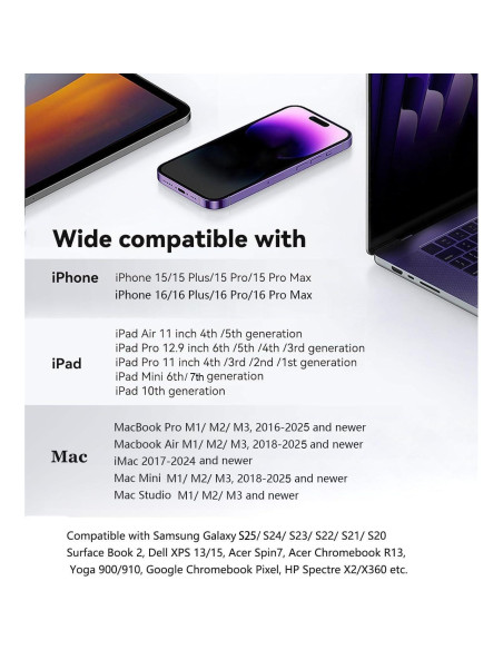 Adaptador USB-C a HDMI 4K 60Hz Apple MFi Compatible iPhone 15 16 Adaptador USB-C a HDMI 4K 60Hz Apple MFi Compatible iPhone 15 16