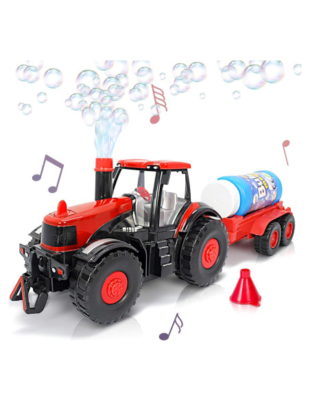 Tractor de Granja Soplador de Burbujas ArtCreativity con Luces Tractor de Granja Soplador de Burbujas ArtCreativity con Luces