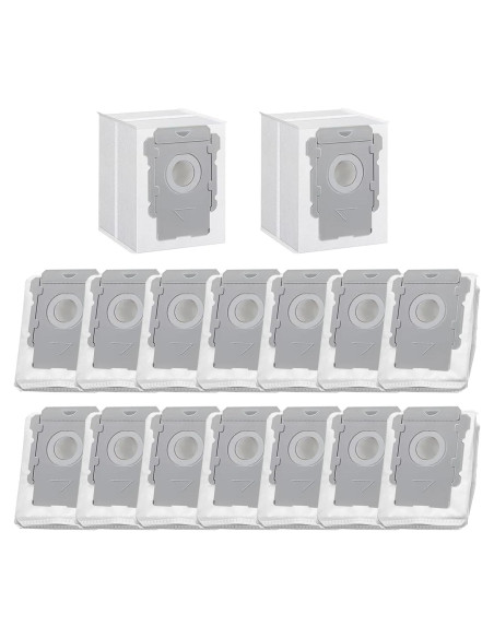 16 Bolsas de Vacío Omiracle para iRobot Roomba i3+ a s9+ 16 Bolsas de Vacío Omiracle para iRobot Roomba i3+ a s9+