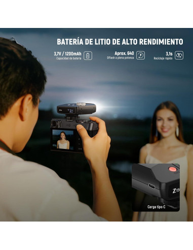 Flash Speedlite NEEWER Z150 20Ws GN15 1200mAh 640 Flashes
