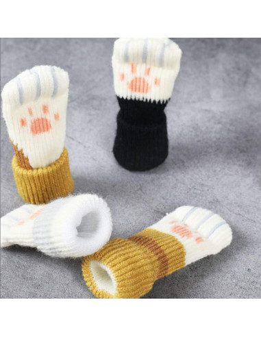 Protectores de patas de silla Tshiwort 16pcs antideslizantes