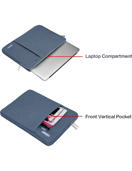 Soporte Reposamuñecas MOSISO + Funda Portátil 13" Azul Soporte Reposamuñecas MOSISO + Funda Portátil 13" Azul