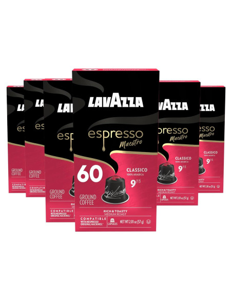 Cápsulas de Café Lavazza Espresso Classico 100% Arábica 60 Unidades Cápsulas de Café Lavazza Espresso Classico 100% Arábica 60 Unidades