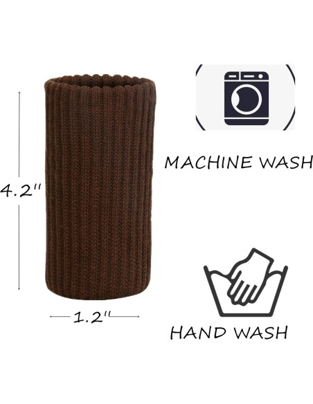 24 Calcetines para Patas de Muebles Blendnew - Café, Lavables 24 Calcetines para Patas de Muebles Blendnew - Café, Lavables
