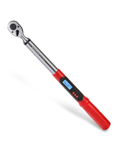 Llave de Torque Digital DESHIL 3/8" 6.8-135N.m con Luz LED Llave de Torque Digital DESHIL 3/8" 6.8-135N.m con Luz LED