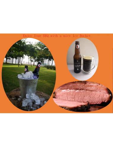 Paquete de 15 forros y cubo de grasa Firsgrill 14x15 cm