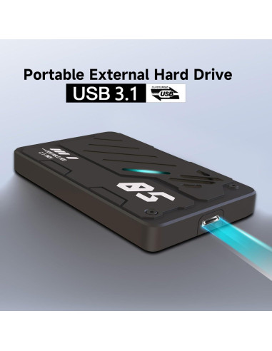 Disco Duro Externo Portátil Tianken 250GB USB 3.1 Tipo C
