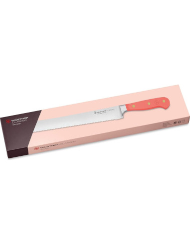 Cuchillo de Pan Wüsthof Doble Serrado 22.86 cm Coral Durazno