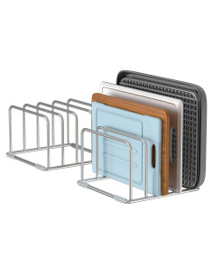Soporte para Tabla de Cortar LAEMYFYRE Acero Inoxidable 2 Pzas