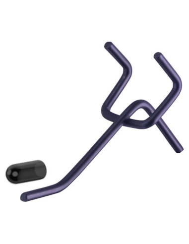Ganchos para Tablero de Clavos KINOMI 38 Piezas 5 cm Negros