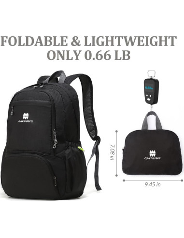 Mochila Plegable Ligera 30L CLANTRILOBITE Impermeable Unisex