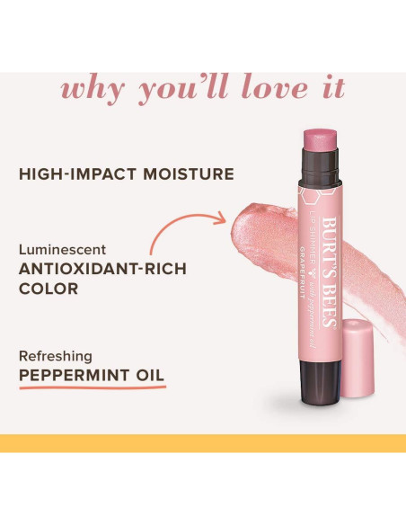 Brillo Labial Burt's Bees Pomelo 100% Natural 1 Tubo Brillo Labial Burt's Bees Pomelo 100% Natural 1 Tubo