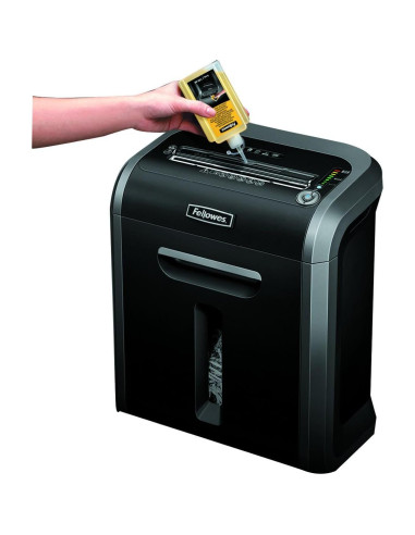 Trituradora de Papel Fellowes LX85 P4 Corte Cruzado + Aceite 16 oz