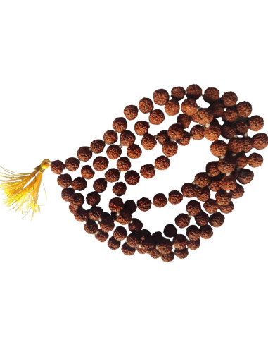 Mala de Rudraksha 10 mm BHAVICREATION con bolsa de japa