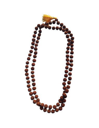 Mala de Rudraksha 10 mm BHAVICREATION con bolsa de japa
