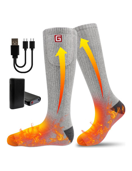 Calcetines Calentados Rabbitroom Recargables Talla 6-12 Unisex Calcetines Calentados Rabbitroom Recargables Talla 6-12 Unisex