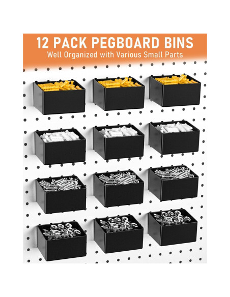 Kit de Accesorios para Tablero Perforado INCLY 278 Piezas Kit de Accesorios para Tablero Perforado INCLY 278 Piezas