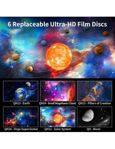 Proyector de Galaxia Mini VanSmaGo DWMD-02 Luz Nocturna