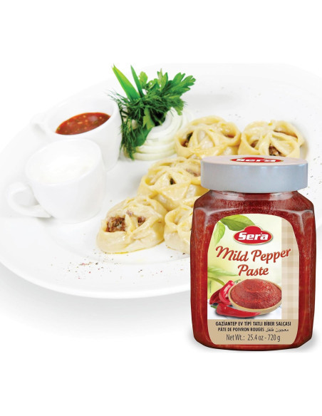 Pasta de Pimiento Suave Sera 720g | Sin Azúcar | Sin Conservantes Pasta de Pimiento Suave Sera 720g | Sin Azúcar | Sin Conservantes