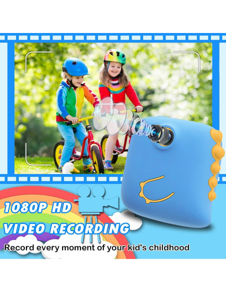 Cámara Digital Instantánea para Niños Amyway 32GB Azul Cámara Digital Instantánea para Niños Amyway 32GB Azul