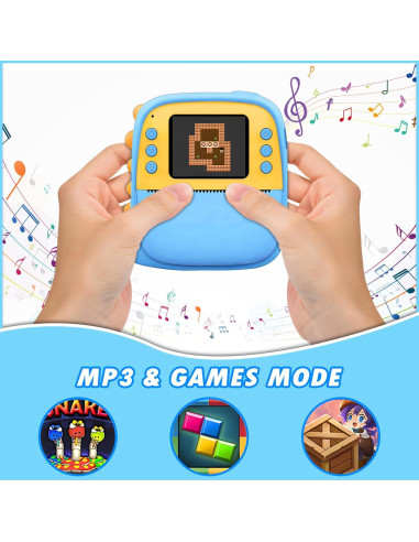 Cámara Digital Instantánea para Niños Amyway 32GB Azul