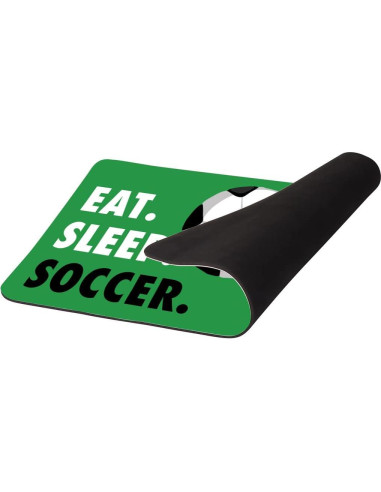 Alfombrilla de Baño Antideslizante HommomH Verde Fútbol 61x43cm