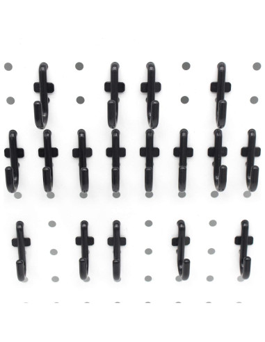Kit de Ganchos para Tablero Colorstorm 100PK Negro