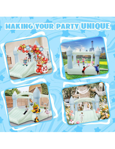 Casa Inflable de Salto AKSPORT 3.65x2.74m para Niños