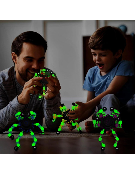 Fidget Spinner Robot Transformable Zebo 6 Paquete Alivio Estrés Fidget Spinner Robot Transformable Zebo 6 Paquete Alivio Estrés