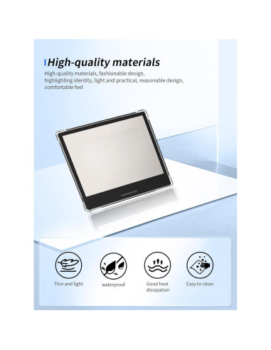 Funda Transparente BOVUGAC para BOOX Go Color 7 Gen II - Ultra Delgada